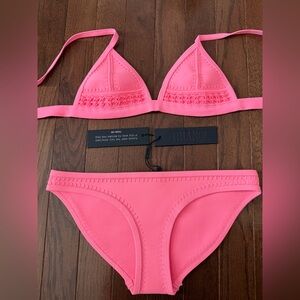 Pink Triangl Bikini Set